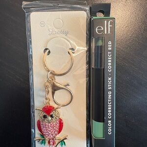 Color Correcting Stick + Owl Charm Keychain